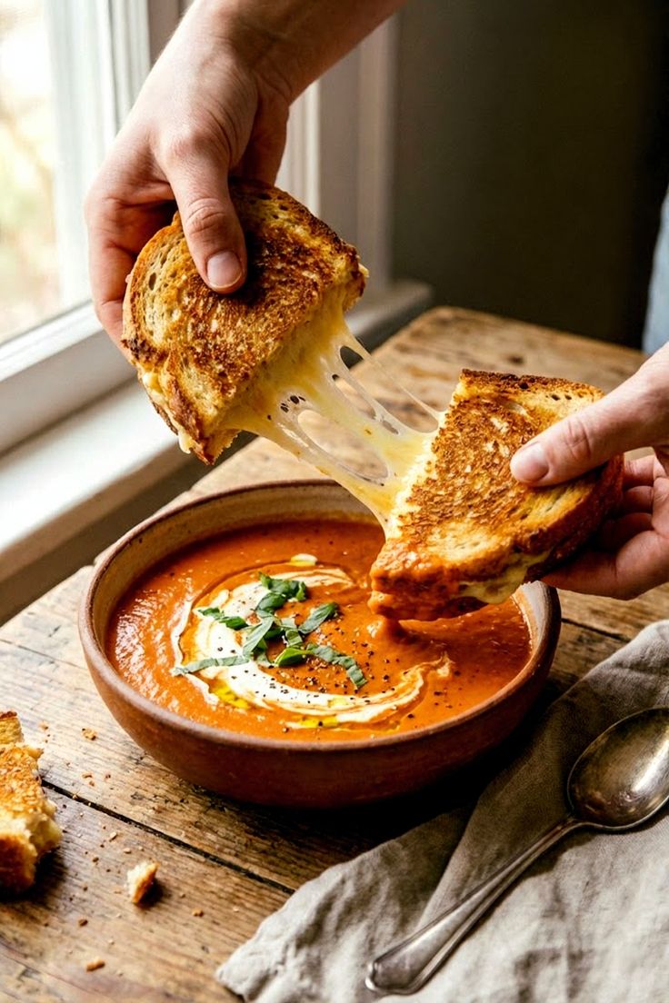 Cheese Toastie x Tomato Soup